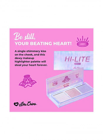 لوحة ألوان هايلايتر هاي ليت إنجلز Iridescent White/Pink/ Blue
