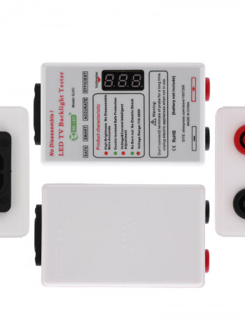 ATC 2-in-1 pH And Temperature Meter White 23.00X3.00X15.50cm