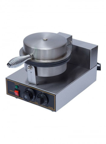 Stainless Steel Ice Cream Crisp Egg Roller Macine Black 32x18x25cm