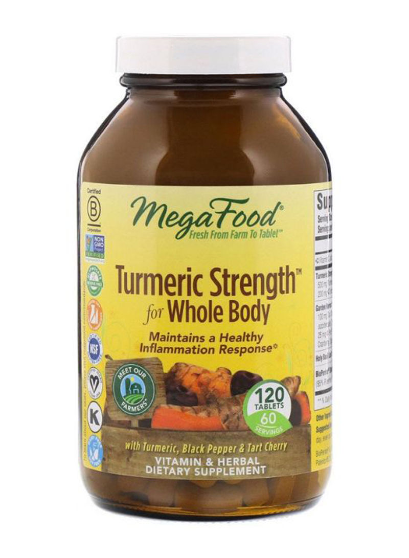Turmeric Strength For Whole Body - 120 Tablets