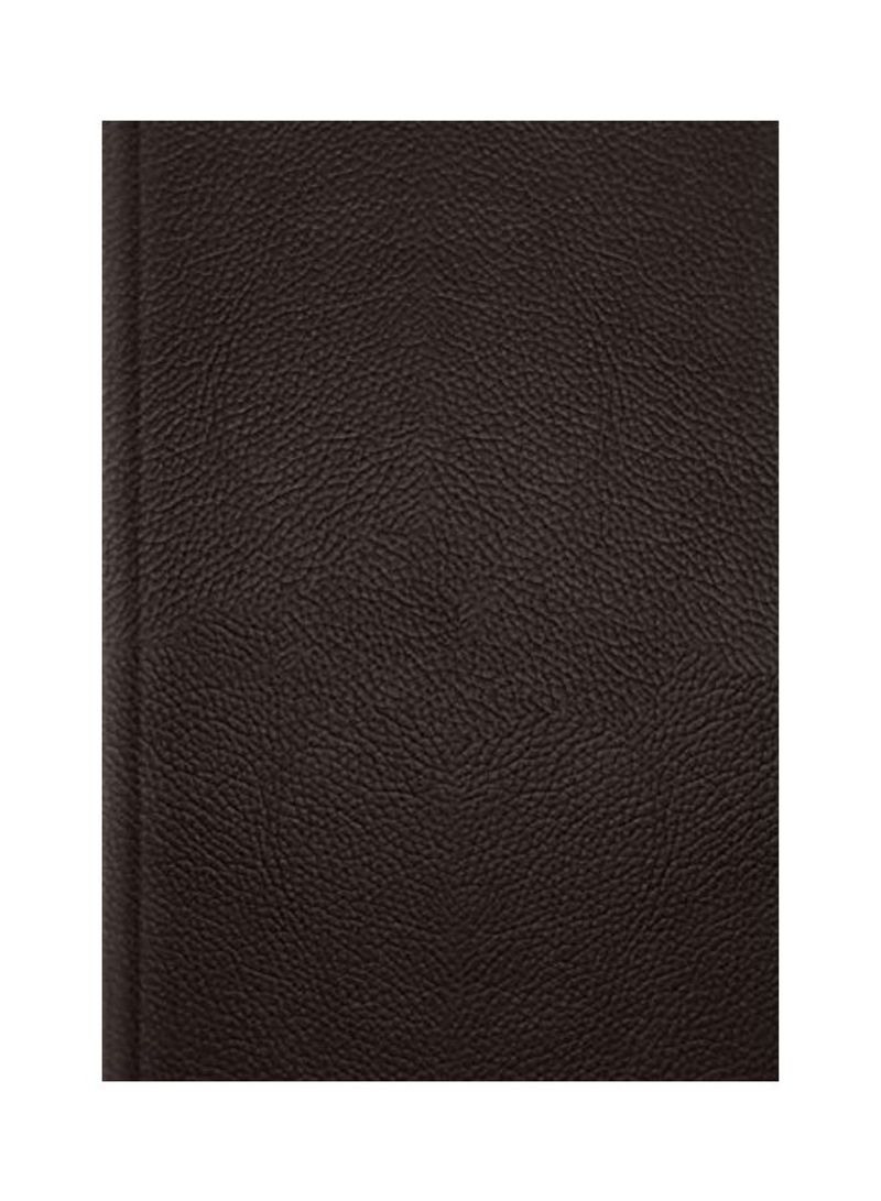 ESV Single Column Journaling Bible, Large Print (Buffalo Leather, Deep Brown) Hardcover