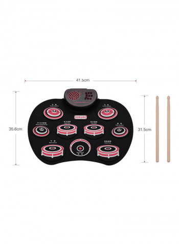 Electronic Roll Up Silicone Drum Kit