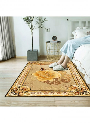 1 Piece Rug Anti-Skidding European Style Flower Print Soft Living Room Bedroom Floor Mat multicolour 120*160(W*L)cmcm