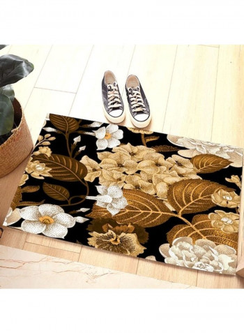 1 Piece Rug Anti-Skidding Flower Print Soft Living Room Bedroom Floor Mat multicolour 120*160(W*L)cmcm
