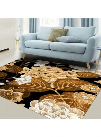 1 Piece Rug Anti-Skidding Flower Print Soft Living Room Bedroom Floor Mat multicolour 120*160(W*L)cmcm