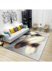 Nordic Style Comfortable Delicate Living Room Rug Multicolour 120 x 160cm