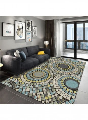 Modern Style Printed Rug Multicolour 120x160cm