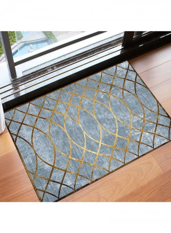 Nordic Style Carpet Grey/Gold 120x160cm