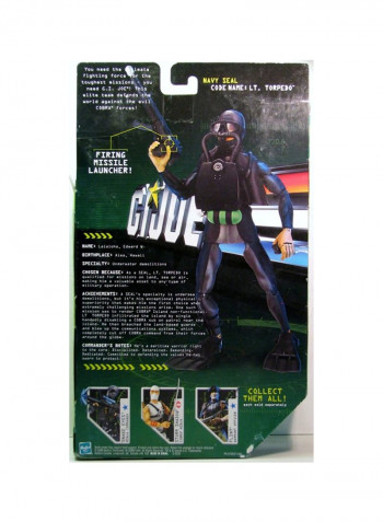 Navy Seal Lt. Torpedo Action Figure With Accessories
