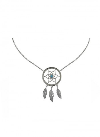 Rhodium Plated Silver Chain Necklace