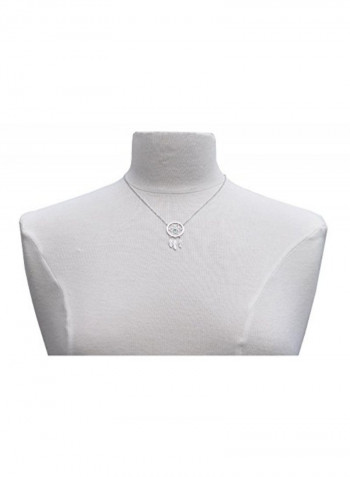 Rhodium Plated Silver Chain Necklace