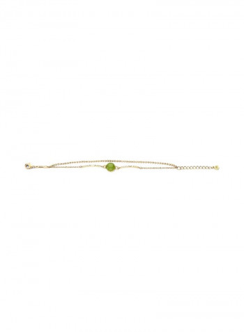 Stone Studded Stainless Steel Bracelet