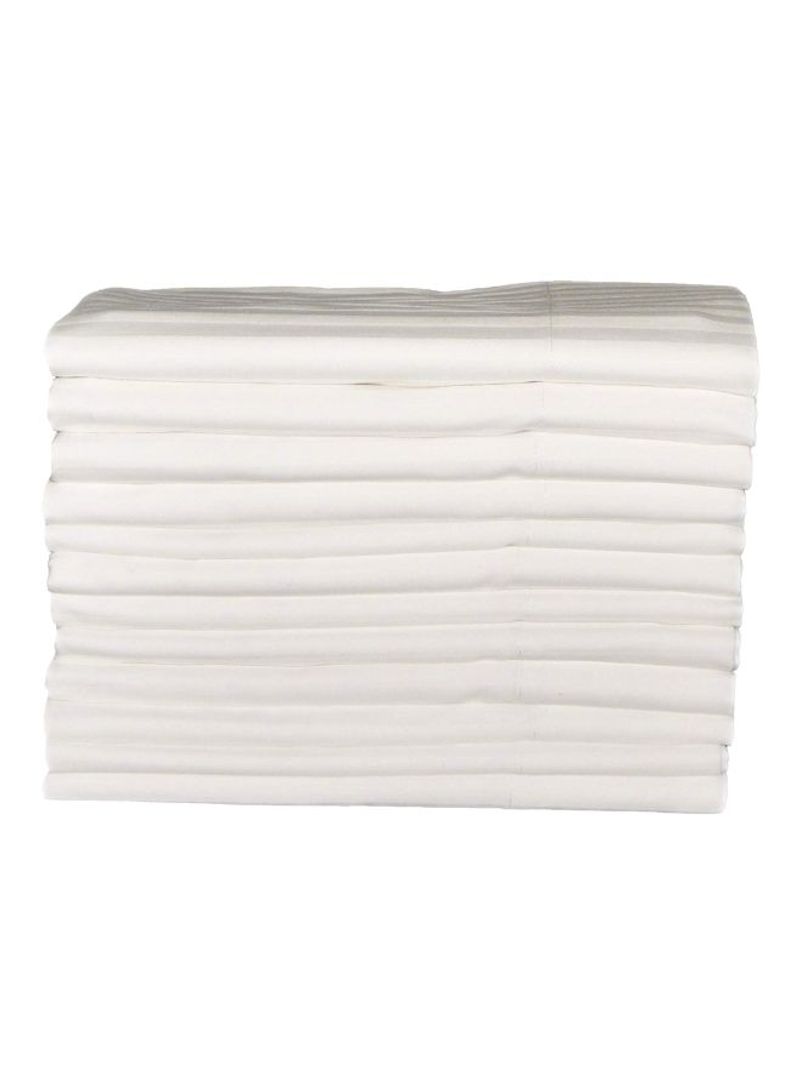 12-Piece Pillowcase White 91.4x0.3x53.3centimeter