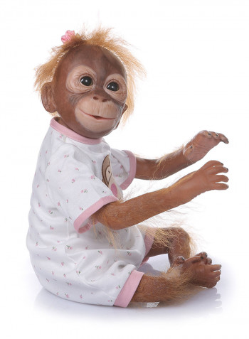 Decdeal Realistic Reborn Baby Monkey Doll 21inch