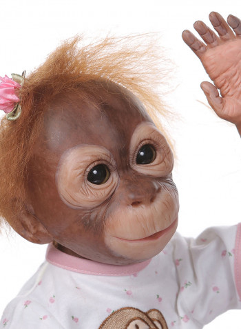 Decdeal Realistic Reborn Baby Monkey Doll 21inch