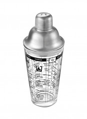 Stainless Steel Cocktail Shaker Clear 3.2 x 3.2 x 8.5inch reviews Stainless Steel Cocktail Shaker Clear 3.2 x 3.2 x 8.5inch