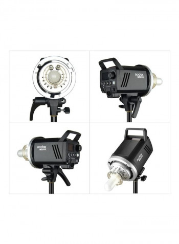 MS200 Monolight Studio Flash Strobe 31.5x19.6x23centimeter Black/Silver