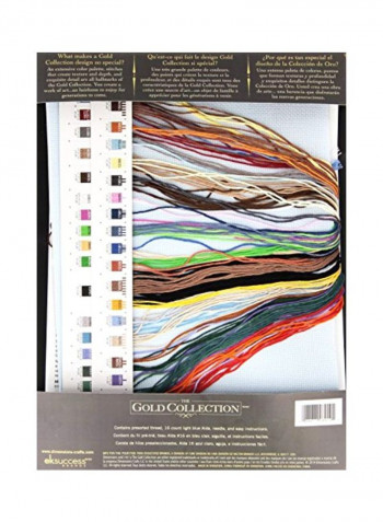 Needlecrafts Counted Stitch Kit Multicolour