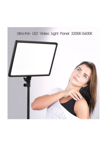 LED Photography Light 13.8x12.6x1inch Black