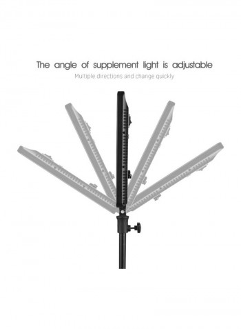 LED Photography Light 13.8x12.6x1inch Black