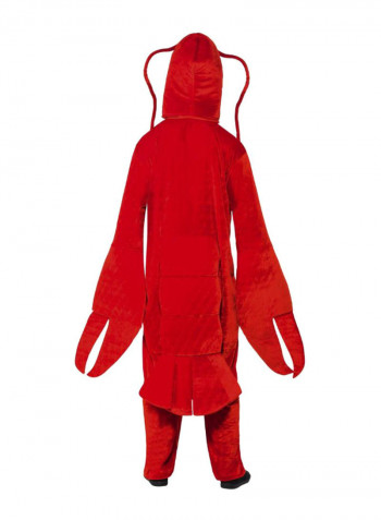 Lobster All In One Hood Costume One Size
