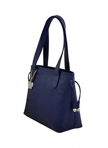 Polyester Blend Shoulder Bag Blue