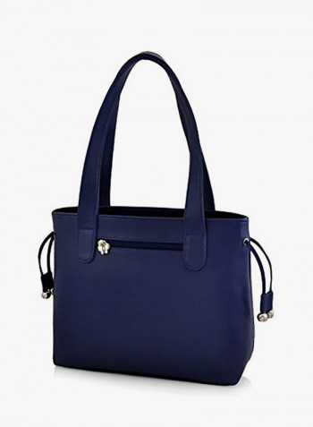 Polyester Blend Shoulder Bag Blue