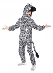 Zebra Costume With Hood One Size