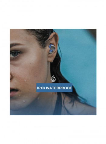 E12 In-Ear Bluetooth Earphones With Charging Case Camouflage Blue