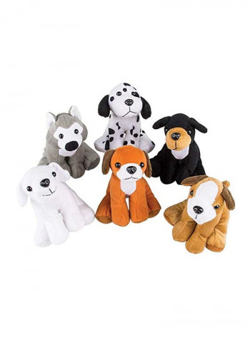 12-Piece Stuffed Puppy Set
