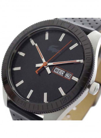 Men's Water Resistant Leather Analog Watch 2010982
