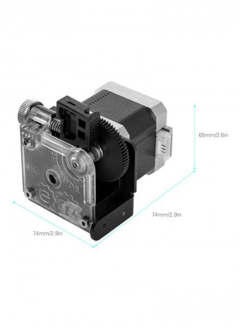 Upgrade Titan Extruder Kit For CR-10 v2 3D Printer 7.4x7.4x6.5cm Black/Silver