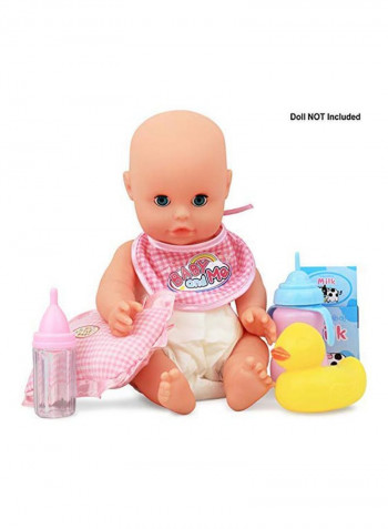 33-Piece Baby Doll Feeding & Caring Accessory Set B07HZ5R9H4