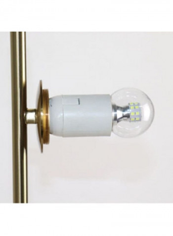 Round Glass Table Lamp White/Black/Gold