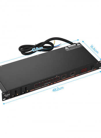 DB-02 10-outlet Rack Mount Power Sequence Controller And Power Supply Regulator