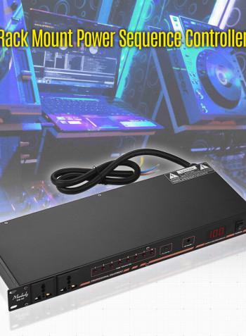 DB-02 10-outlet Rack Mount Power Sequence Controller And Power Supply Regulator