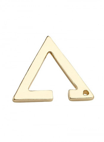 Stainless Steel Triangle Clip-on Earrings