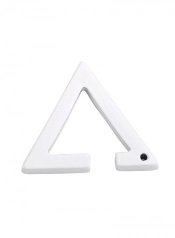 Stainless Steel Triangle Clip-on Earrings