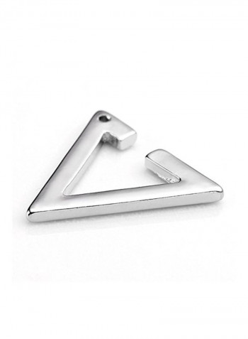 Stainless Steel Triangle Clip-on Earrings