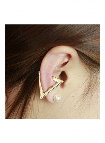 Stainless Steel Triangle Clip-on Earrings