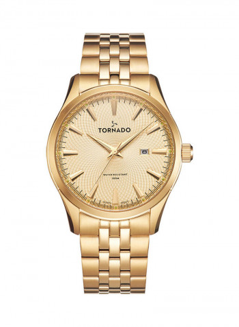 Men's Multi-Function Gold Dial Watch - T20006-GBGC
