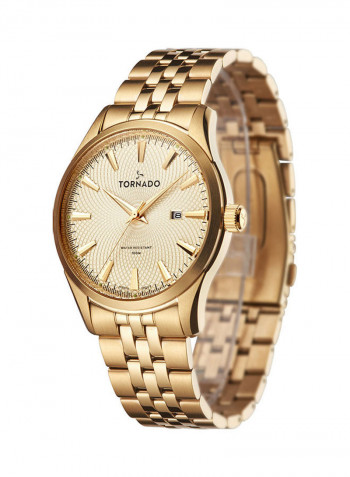Men's Multi-Function Gold Dial Watch - T20006-GBGC