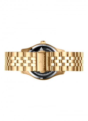 Men's Multi-Function Gold Dial Watch - T20006-GBGC