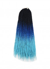 6-Piece Twist Crochet Human Hair Extension Multicolour 24inch