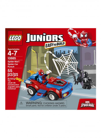 Juniors 10665 Spider-Man: Spider-Car Pursuit
