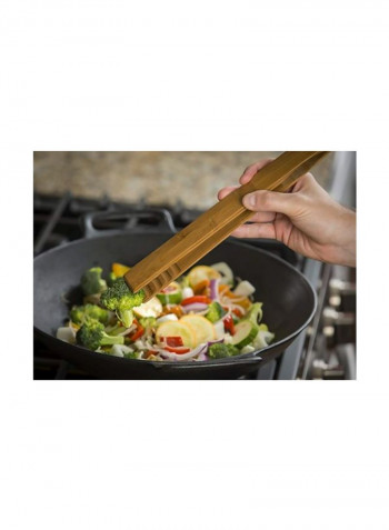 Cast Iron Wok Black