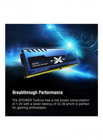 2-Piece Gaming Desktop Memory Module RAM 16GB Multicolour