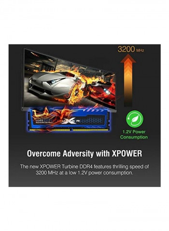 2-Piece Gaming Desktop Memory Module RAM 16GB Multicolour