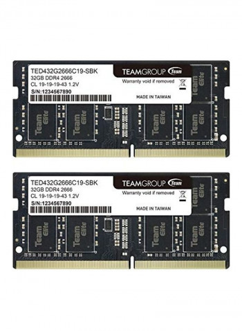 2-Piece Laptop Memory Module 32GB Multicolour