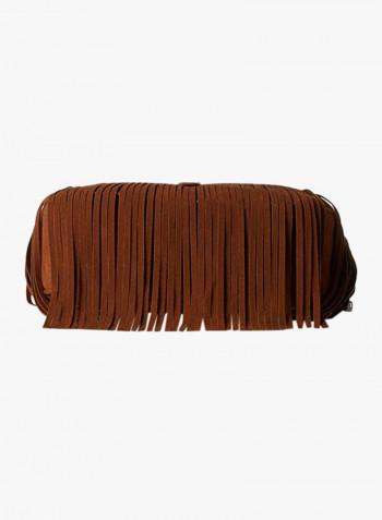 Polyester Blend Crossbody Bag LWSL00219 Brown